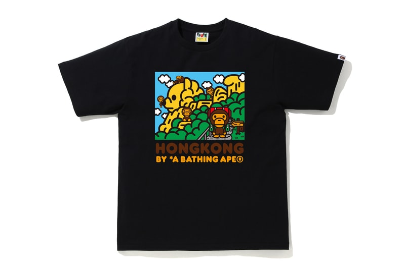 BAPE STORE Hong Kong 14th Anniversary Collection T-shirts Hoodies APE HEAD Camouflage Purple Blue Black Shorts Phone Case Gray Shark