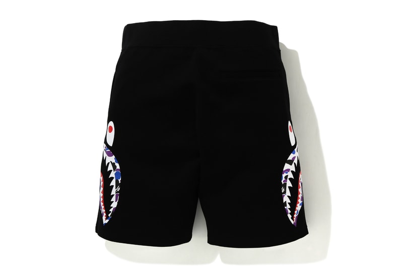 BAPE STORE Hong Kong 14th Anniversary Collection T-shirts Hoodies APE HEAD Camouflage Purple Blue Black Shorts Phone Case Gray Shark