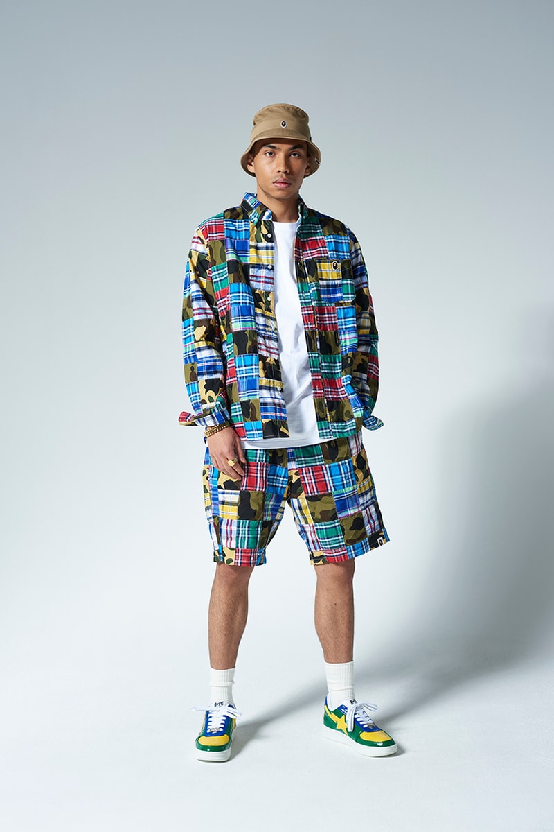 BAPE A Bathing Ape Summer 2020 Street Resort Lookbook Collection Release Information Camouflage Ape Shall Never Kill Ape Streetwear Basketball tiger tracksuit