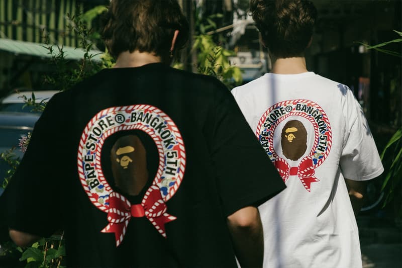 BAPE Thailand Fifth-Anniversary Collection lookbook menswear streetwear exclusives spring summer 2020 capsule camouflage print pattern camo symbol logo