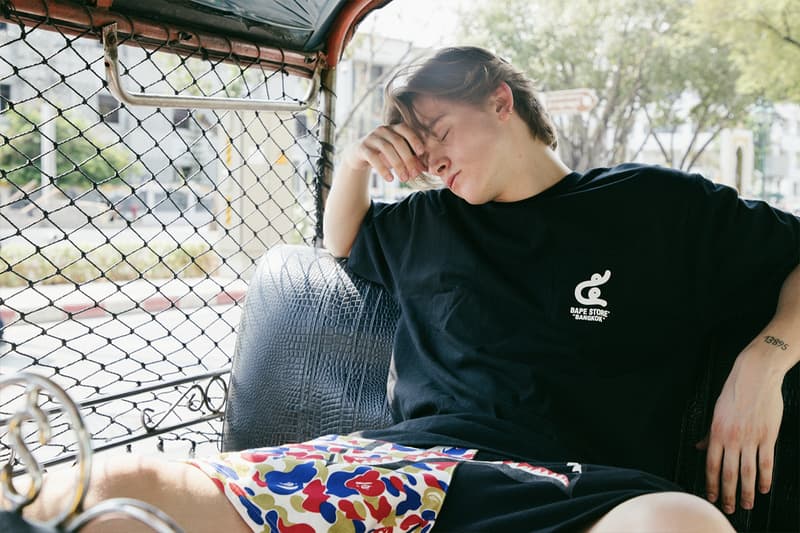 BAPE Thailand Fifth-Anniversary Collection lookbook menswear streetwear exclusives spring summer 2020 capsule camouflage print pattern camo symbol logo