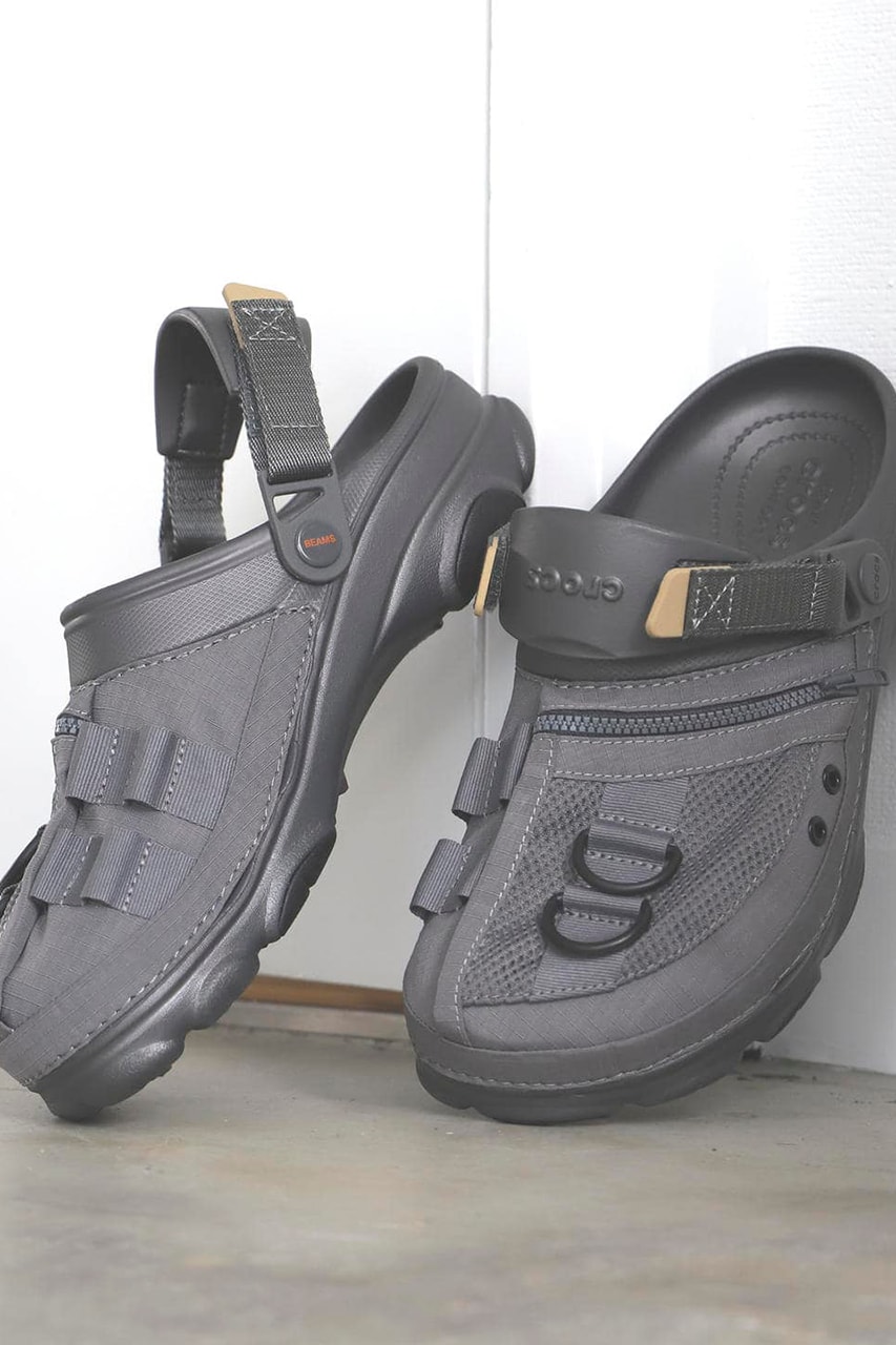 BEAMS x Crocs COBRA Buckle, Fishing Vest Shoes Collab
