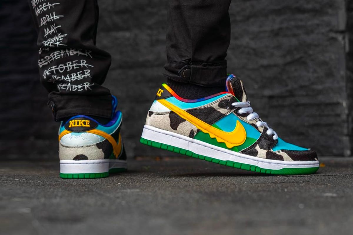 nike sb dunk low ben and jerry's chunky dunky mens