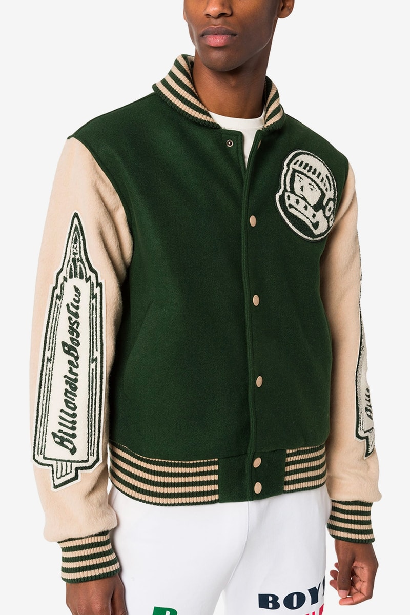 Billionaire Boys Club Astro Varsity Bomber Jacket Browns varsity jackets outerwear BBC Pharrell browns fashion nigo humanmade Icecream 