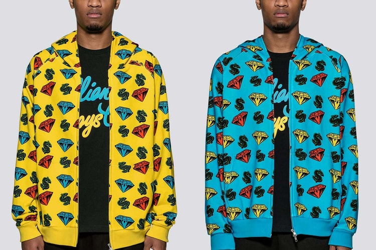 Billionaire Boys Club Drops Vibrant Series of Diamond & Dollar Hoodies