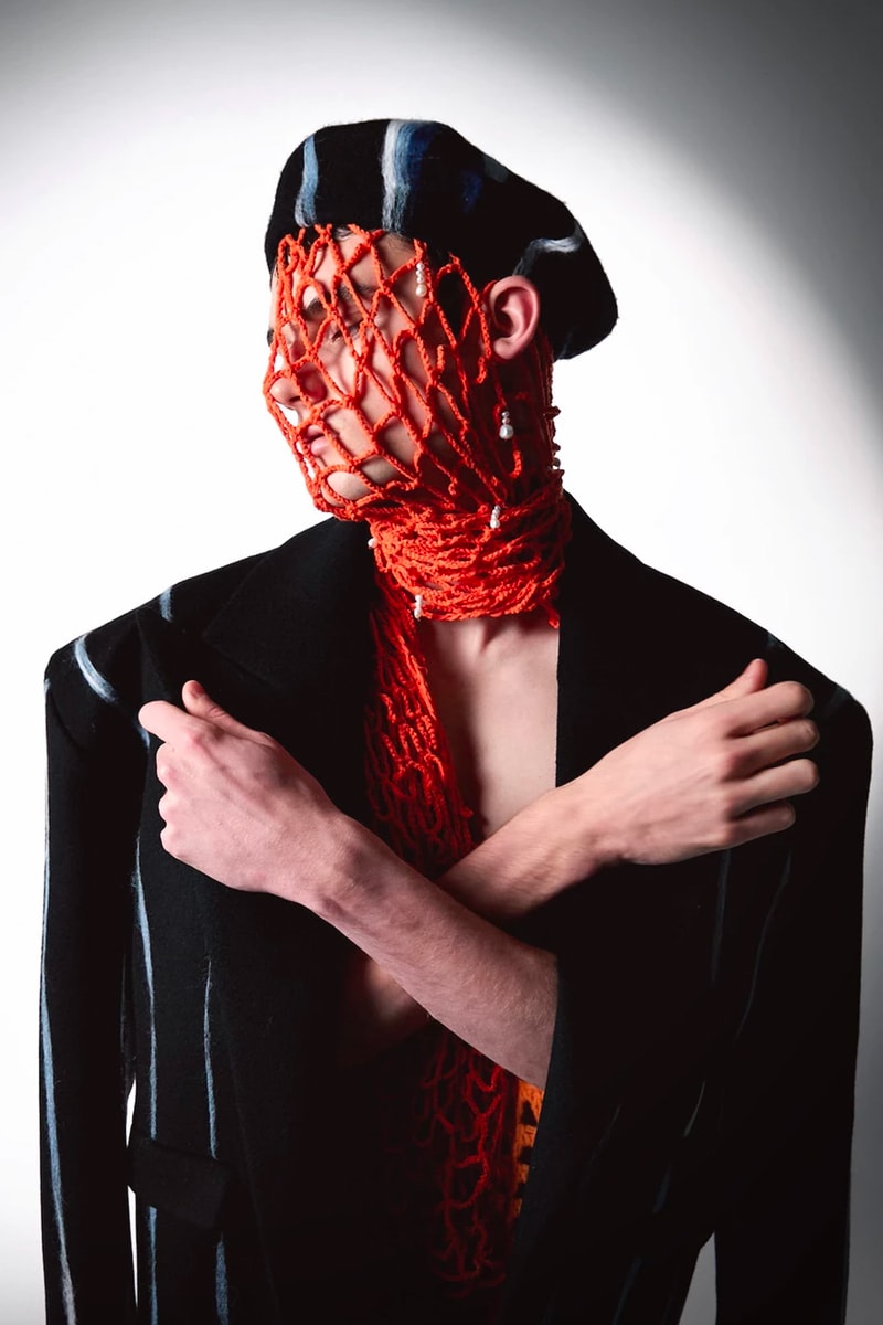 BLINDNESS FW20 Collection Lookbook south korean brand avant-garde woolmark prize LVMH winner shortlist pollution theme military 