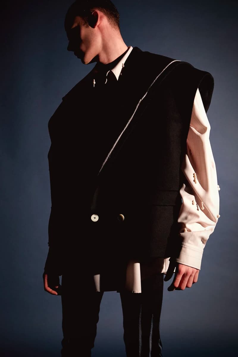 BLINDNESS FW20 Collection Lookbook south korean brand avant-garde woolmark prize LVMH winner shortlist pollution theme military