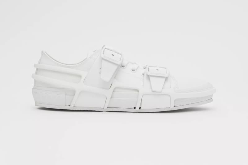 Burberry Gingham Cotton Leather Webb Sneakers two tone black white monochrome menswear streetwear luxury aston webb victorian architect spring summer 2020 collection footwear