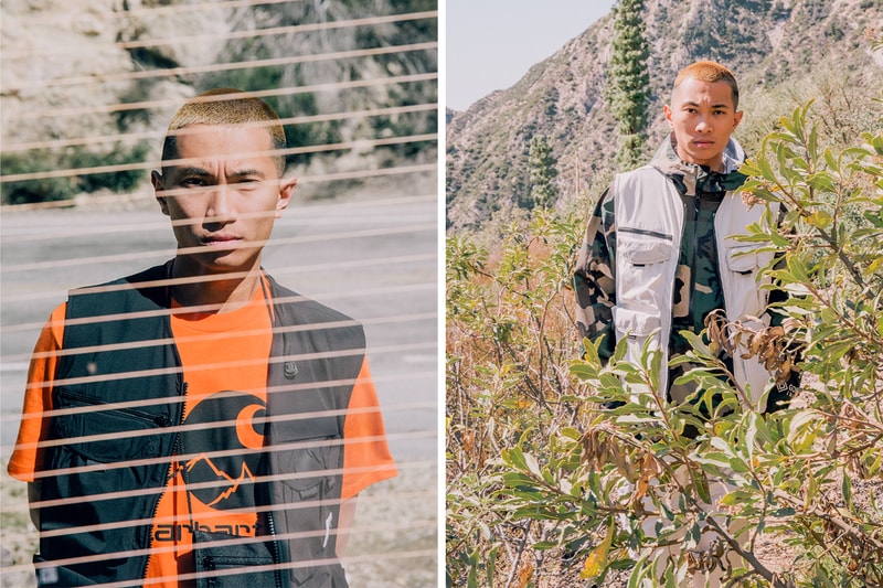 Carhartt WIP Coley Brown Great Indoors technical outerwear jackets editorial first look spring summer 2020 outdoors