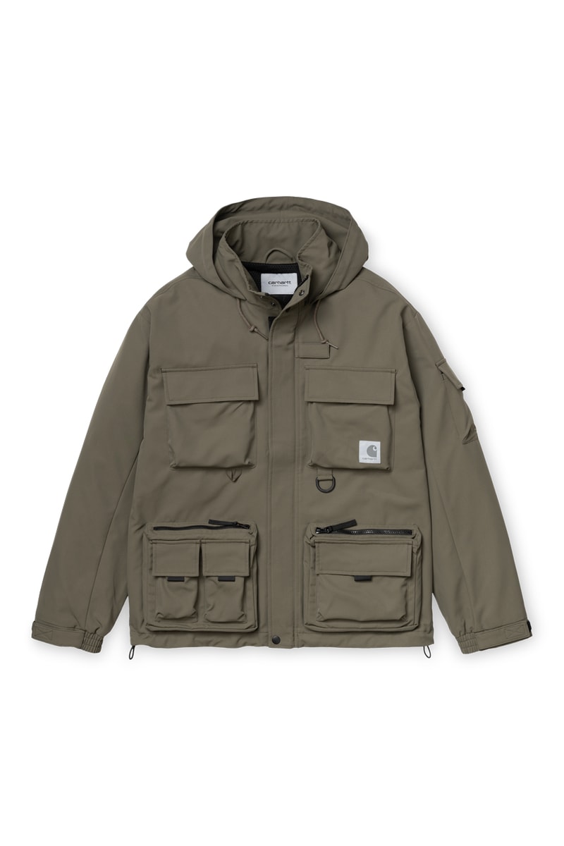 Carhartt WIP Coley Brown Great Indoors technical outerwear jackets editorial first look spring summer 2020 outdoors