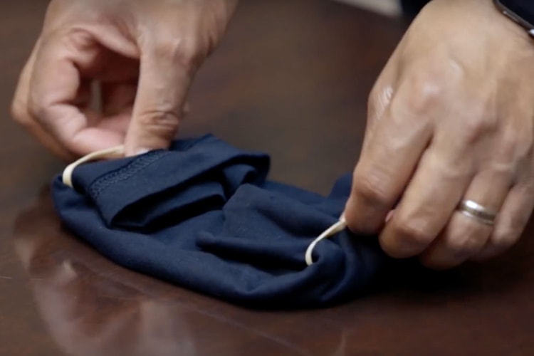 Watch the CDC's Tutorial on Making a Face Mask in 23 Seconds