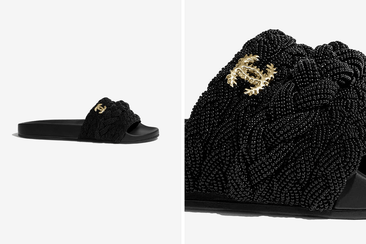 Chanel Drops Luxurious $1,100 USD Pearl and Lambskin Slides