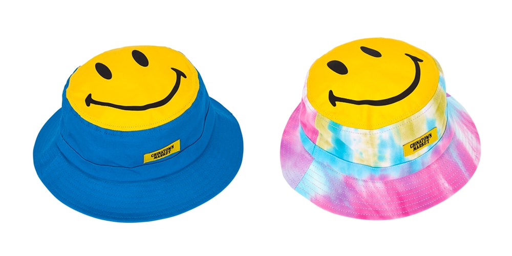 Chinatown Market x Smiley Canvas Bucket Hats Release | Hypebeast | Beanies