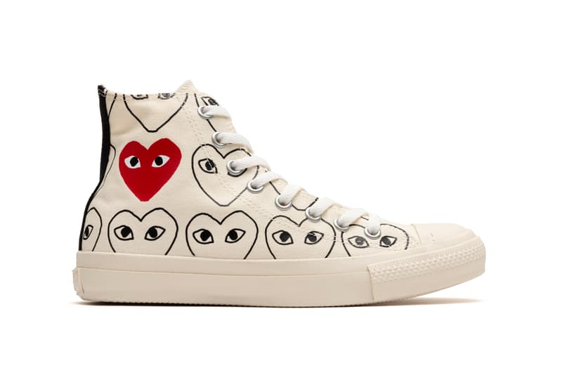 Comme Des Garcons Play X Converse Chuck 70 Heart Print Hypebeast Comme Des Garcons Play X Converse Chuck 70 Heart Print Hypebeast