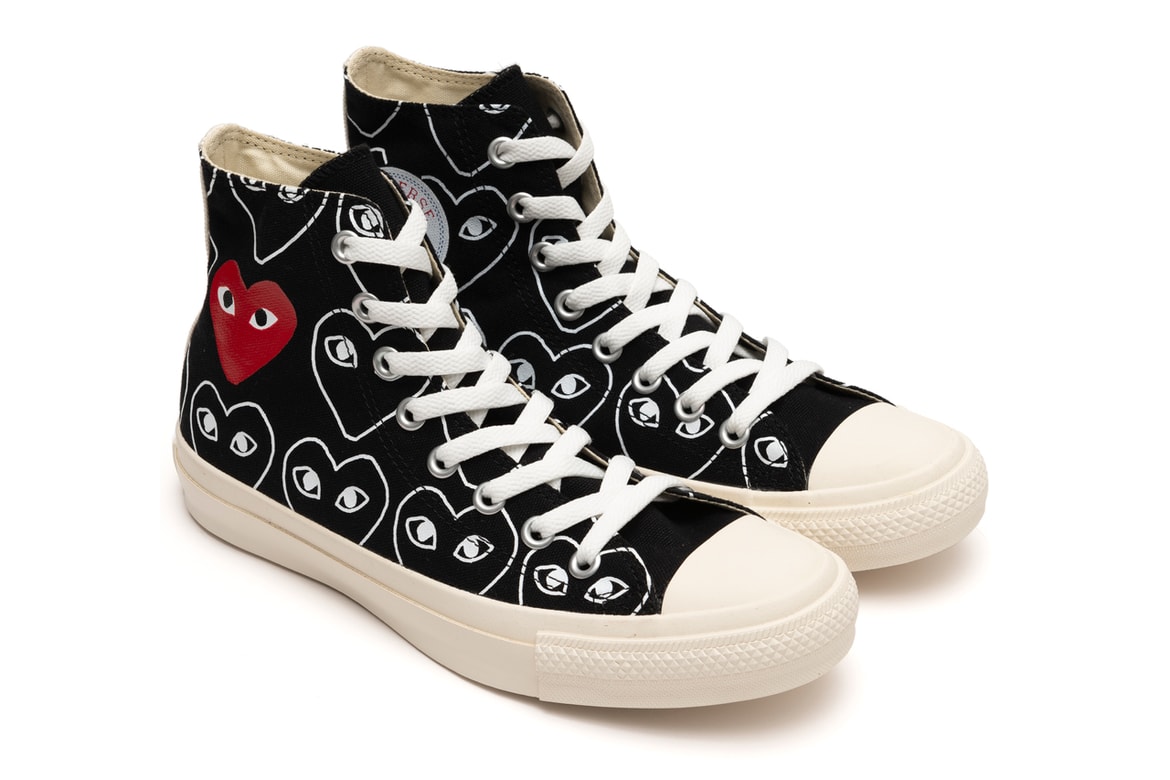 Comme Des Garcons Play X Converse Chuck 70 Heart Print Hypebeast