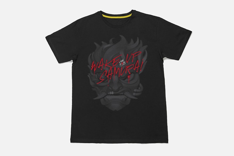 'Cyberpunk 2077' Keanu Reeves-Inspired Merch johnny silverhand character samurai refused video game september 2020 april 10 release date info buy hoodie water bottle tee shirt bag backpack CD Projekt Red