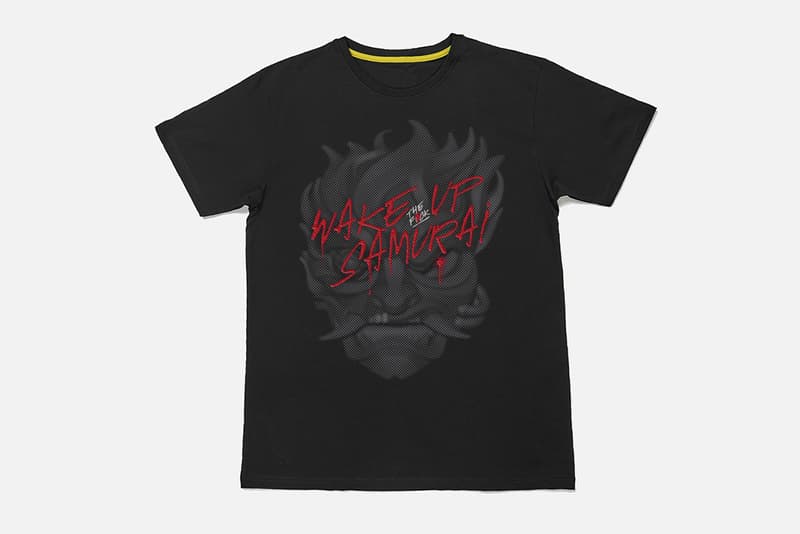 'Cyberpunk 2077' Keanu Reeves-Inspired Merch johnny silverhand character samurai refused video game september 2020 april 10 release date info buy hoodie water bottle tee shirt bag backpack CD Projekt Red