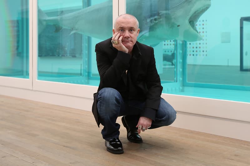 Damien Hirst Answers 98 Questions in Instagram Live Interview "From that Psychiatrist’s Couch" Four Part Series Fans Artworks 'Cherry Blossoms' Series Working From Home Coronavirus Covid-19 Self-Isolation Social Distancing