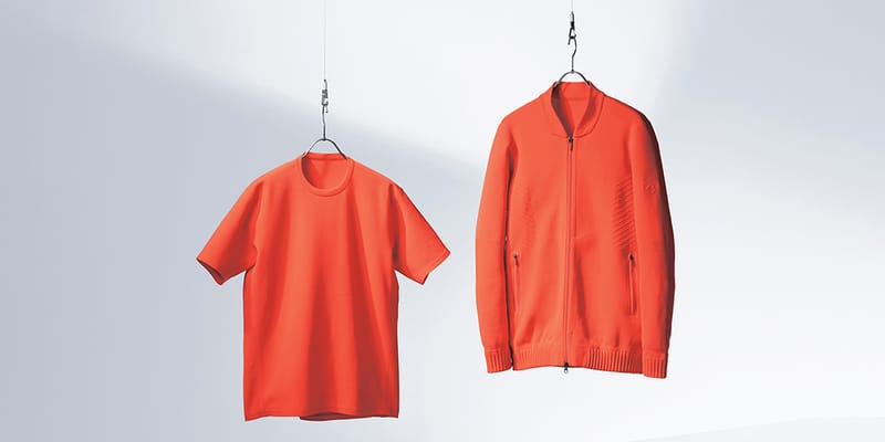 DESCENTE ALLTERAIN◆FUSIONKNIT LONG COAT/コート/O/ポリエステル/BLK/無地/DJMQGK01 Descente ALLTERRAIN Activewear Fusion Knit Collection | Hypebeast