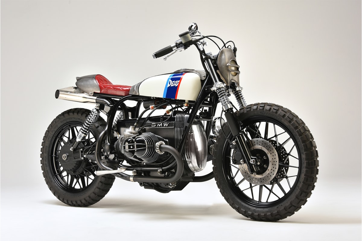 deus ex machina motorcycles bike harajuku japan branch custom two face bmw r100rs 1982