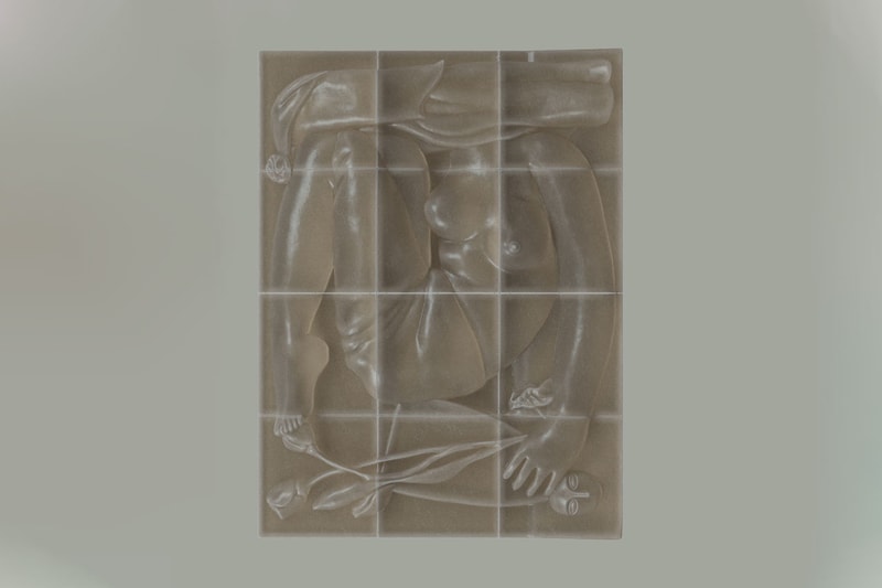 Diane Dal-Pra and Services Généraux’s 3D Visuals Paintings CGI Sculptural Work Woman Tulips Mask Brancusi 