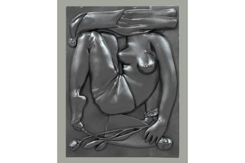 Diane Dal-Pra and Services Généraux’s 3D Visuals Paintings CGI Sculptural Work Woman Tulips Mask Brancusi