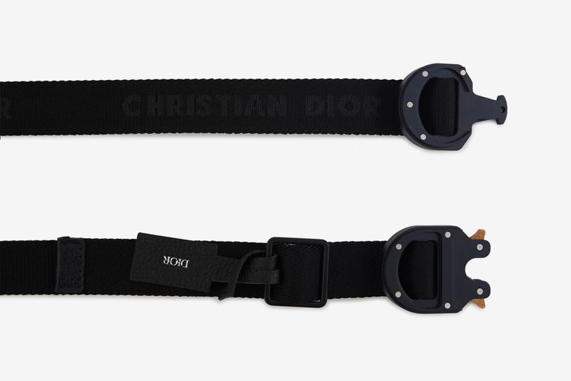 Dior 25mm Buckle Belt Release Info Buy Price Black