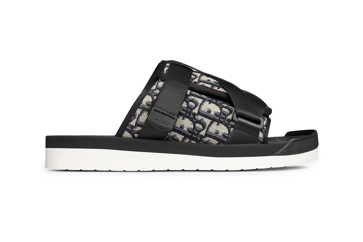 Dior Oblique Sandals Release Info Buy Price Black jacquard 