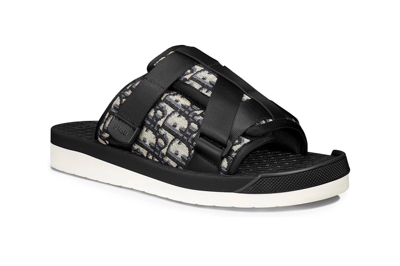 Dior Oblique Sandals Release Info Buy Price Black jacquard 
