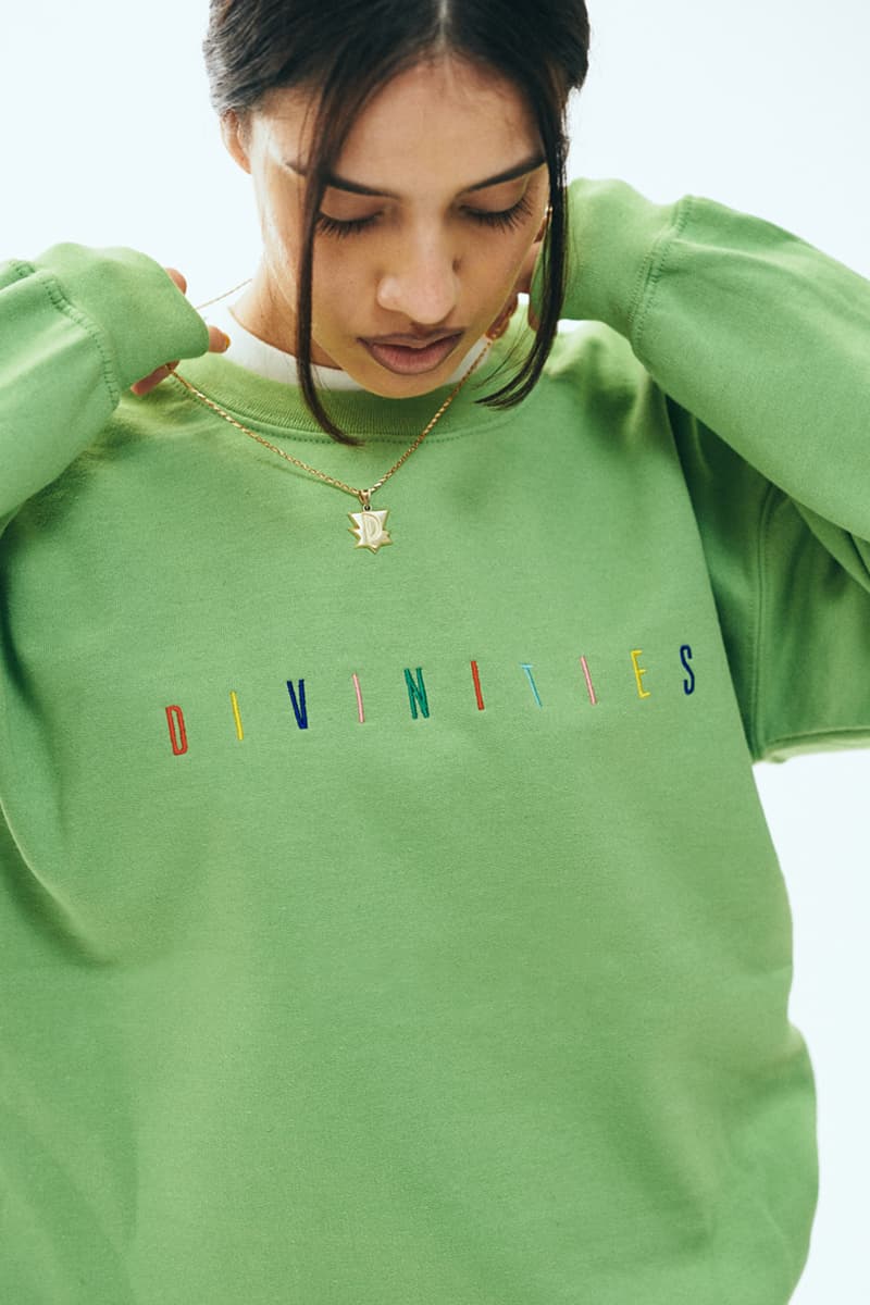 DIVINITIES Spring 2020 Collection Lookbook streetwear los angeles '90s graphics t-shirts pants screenprint 