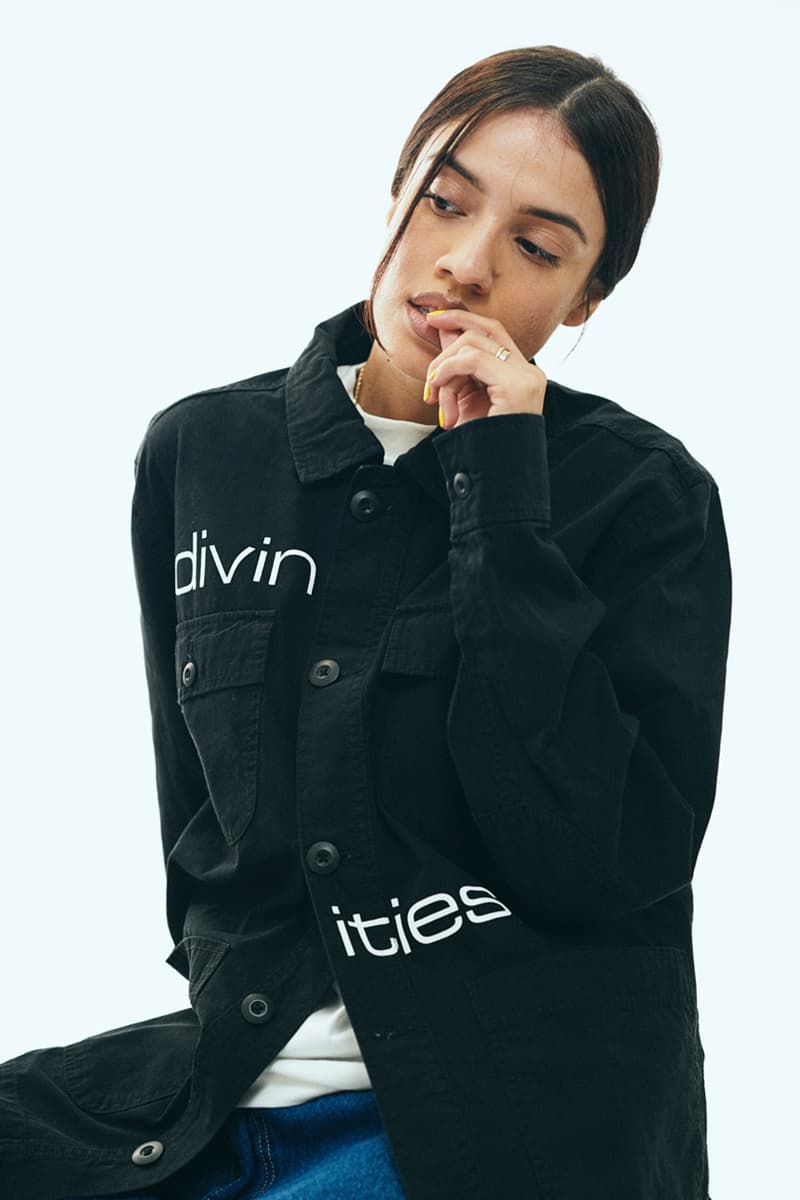 DIVINITIES Spring 2020 Collection Lookbook streetwear los angeles '90s graphics t-shirts pants screenprint