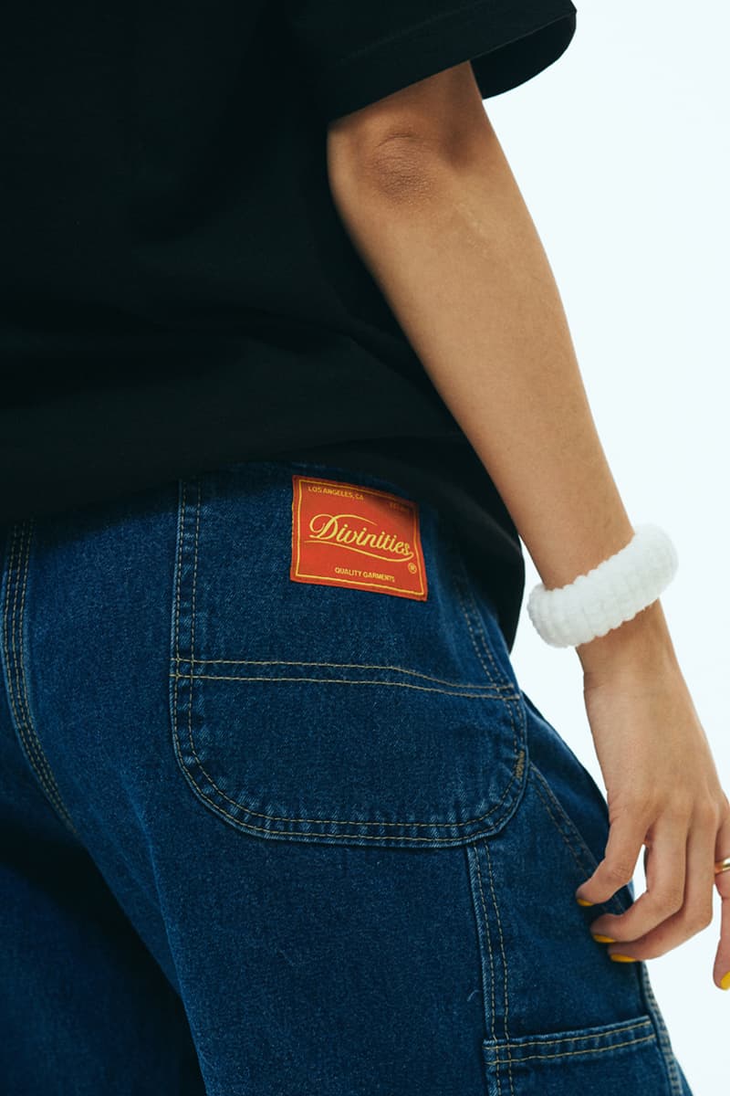 DIVINITIES Spring 2020 Collection Lookbook streetwear los angeles '90s graphics t-shirts pants screenprint