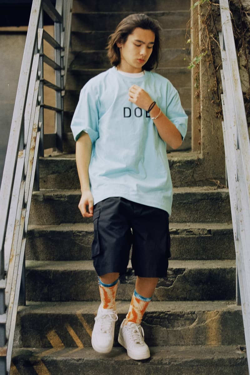 DOE SS20 "Boundary" Lookbook Shanghai clothing fashion Retail shirts cargo shorts graphic tees streetwear summer DOE 