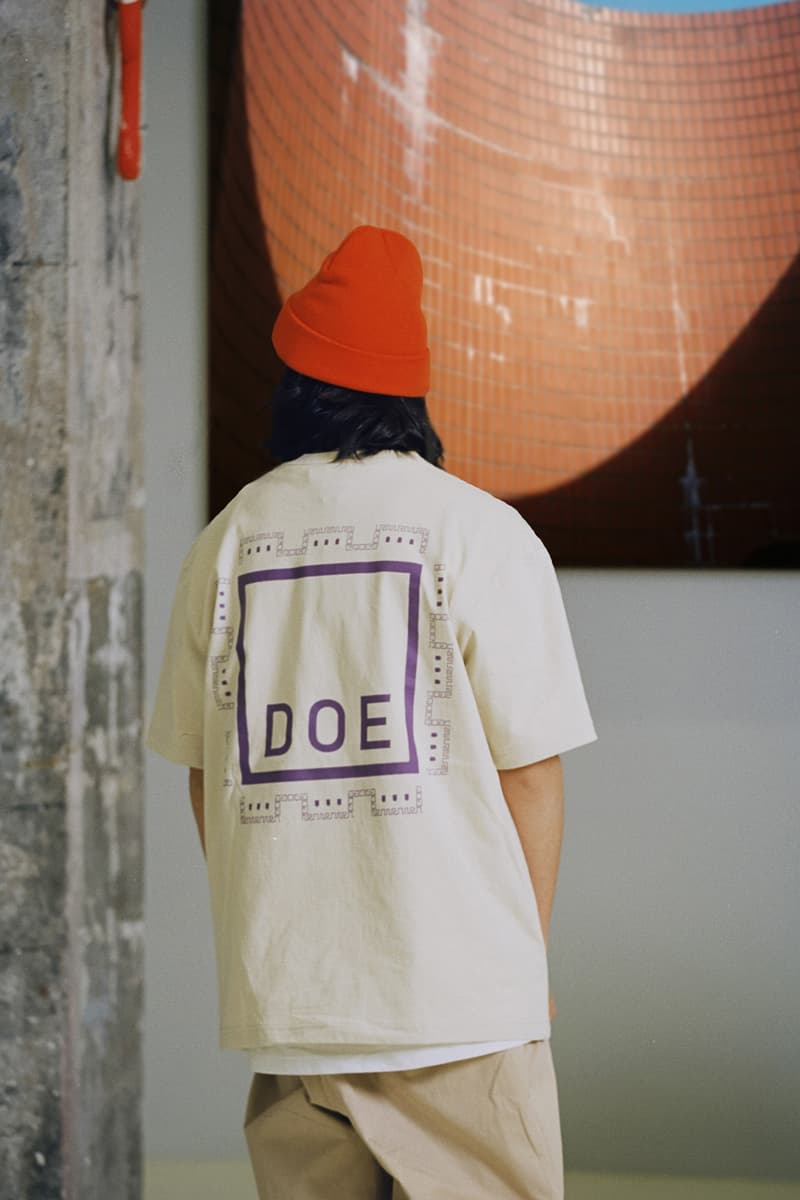 DOE SS20 "Boundary" Lookbook Shanghai clothing fashion Retail shirts cargo shorts graphic tees streetwear summer DOE 