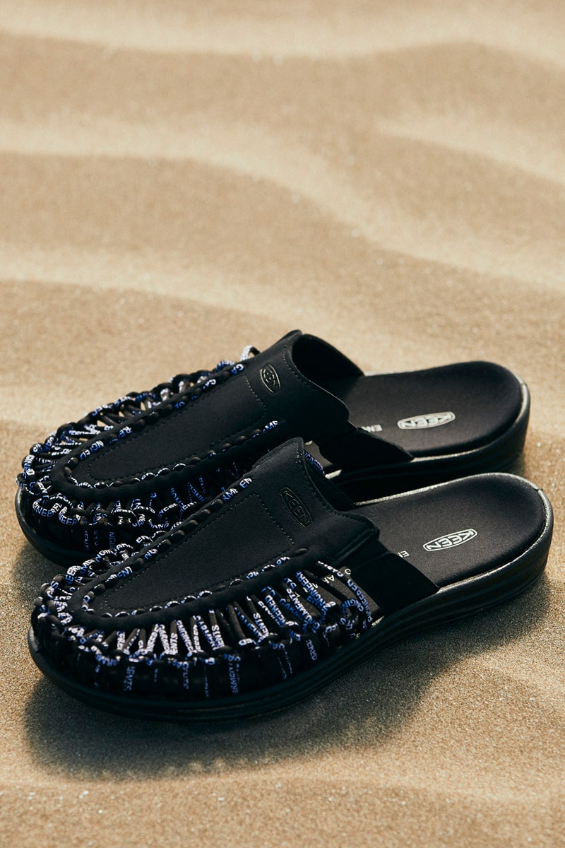 engineered garments keen uneek 2 slide sandal black white release date info photos price