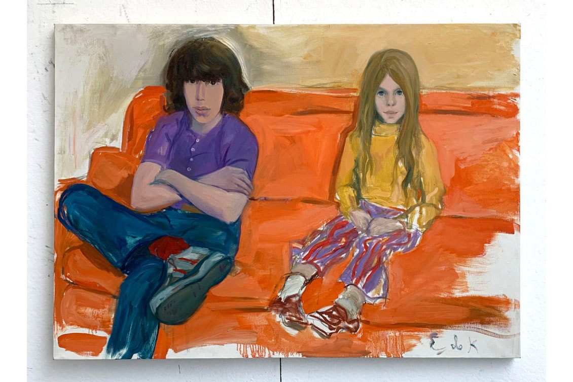 Eric Haze Elaine de Kooning House Residency Long Island East Hampton Isolated Lockdown Portraits Paintings