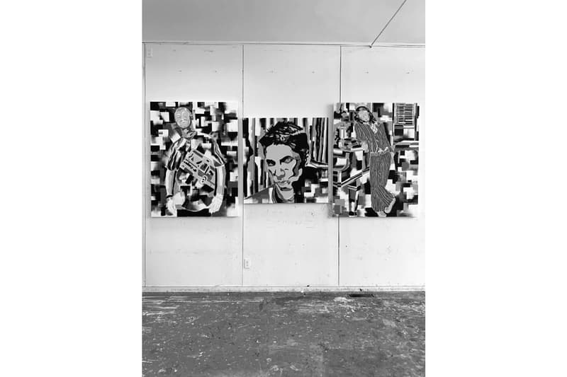 Eric Haze Elaine de Kooning House Residency Long Island East Hampton Isolated Lockdown Portraits Paintings