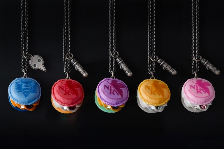 neon genesis Evangelion x Q-pot Jewelry Capsule Release Info necklaces rei ayanami Katsuragi Misato mech biscuit pendant pill 9mg  spear of longinus eva unit 