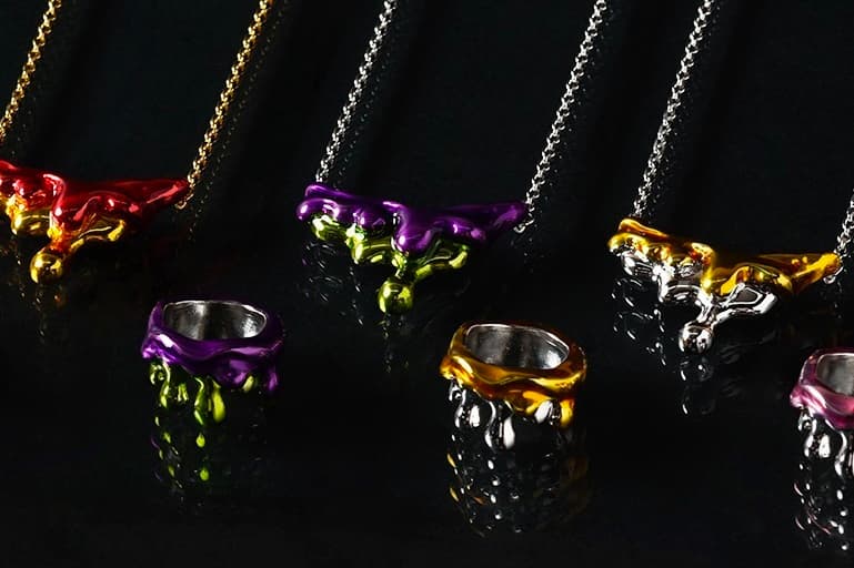 neon genesis Evangelion x Q-pot Jewelry Capsule Release Info necklaces rei ayanami Katsuragi Misato mech biscuit pendant pill 9mg spear of longinus eva unit