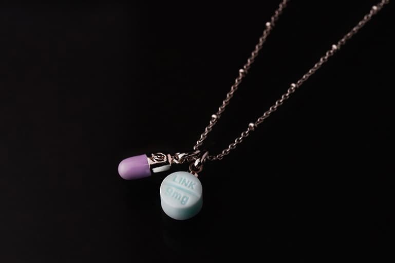 neon genesis Evangelion x Q-pot Jewelry Capsule Release Info necklaces rei ayanami Katsuragi Misato mech biscuit pendant pill 9mg spear of longinus eva unit