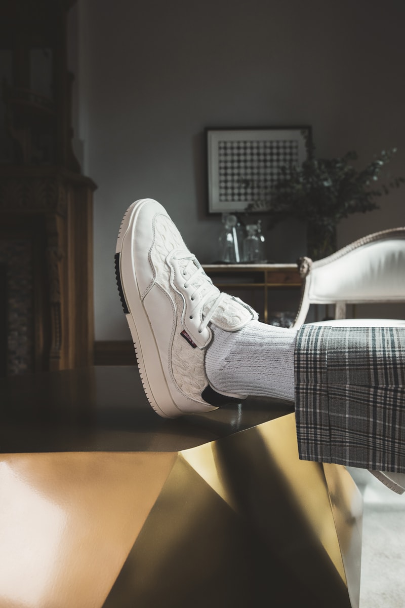 adidas Extra Butter Cable Knit SC Premiere and adilette 