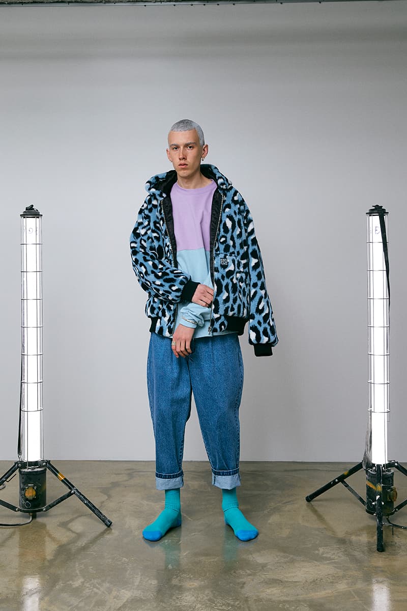 FLAGSTUFF Fall Winter 2020 Lookbook menswear streetwear collection visuals japanese designer coats jackets t shirts graphics pants trousers slacks