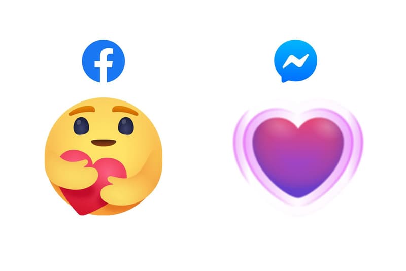 Facebook "Care" Reaction on App & Messenger Heart Purple Smiley Face 