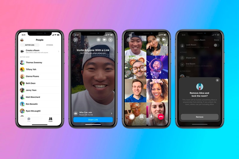 Facebook Drop in Video Chat Room News Facebook Rooms video call chat houseparty apps messenger Mark Zuckerberg 