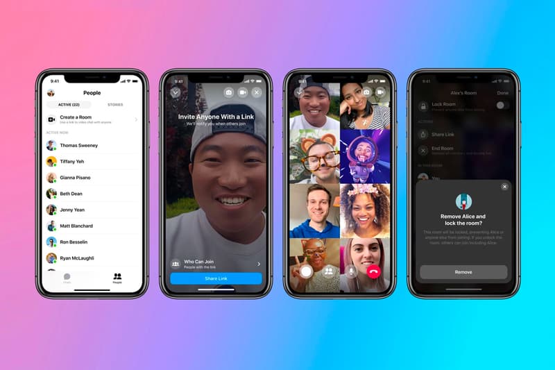 Facebook Drop in Video Chat Room News Facebook Rooms video call chat houseparty apps messenger Mark Zuckerberg