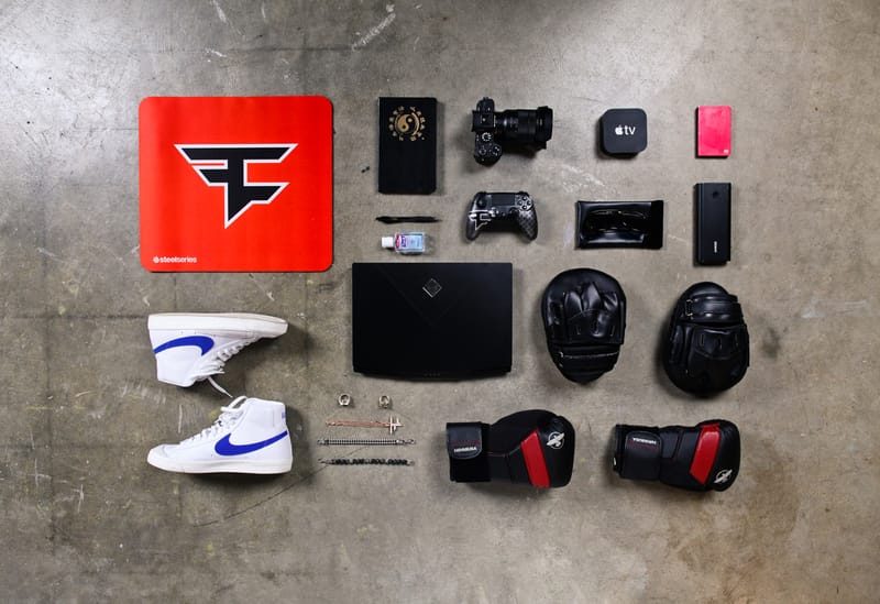 Video Essentials With FaZe Temperrr: Nike Blazers, his OMEN Laptop, Custom Jewelry & More