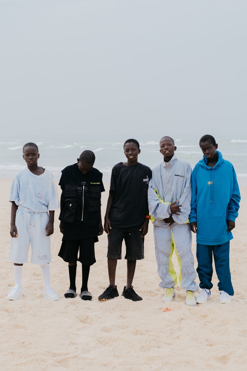 Filling Pieces Spring/Summer 2020 Collection Dakar Senegal Miftha Bahardeen Dieylane Cisse Fictional Family T-shirts Shorts Vests Jackets Blazers Trousers Track Sets Formal Dress Shoes