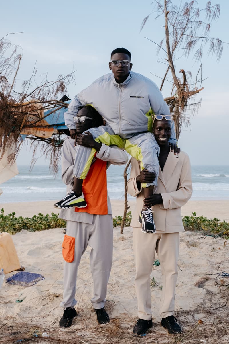 Filling Pieces Spring/Summer 2020 Collection Dakar Senegal Miftha Bahardeen Dieylane Cisse Fictional Family T-shirts Shorts Vests Jackets Blazers Trousers Track Sets Formal Dress Shoes