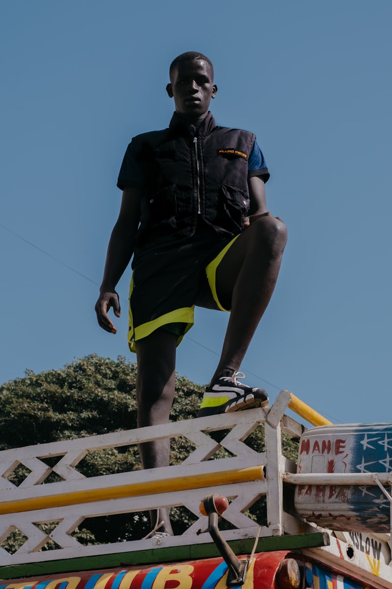 Filling Pieces Spring/Summer 2020 Collection Dakar Senegal Miftha Bahardeen Dieylane Cisse Fictional Family T-shirts Shorts Vests Jackets Blazers Trousers Track Sets Formal Dress Shoes