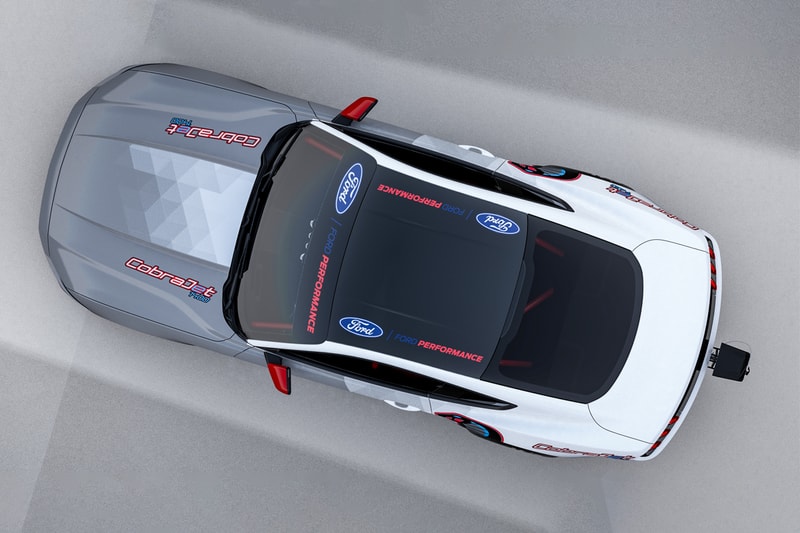 ford mustang racing cobra jet 1400 horsepower drag dragster electric battery car ev vehicle 